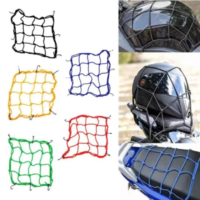 Universal Bungee Cargo Net Motorbike Helmet Mesh Storage Motorcycle HelmeYUYB