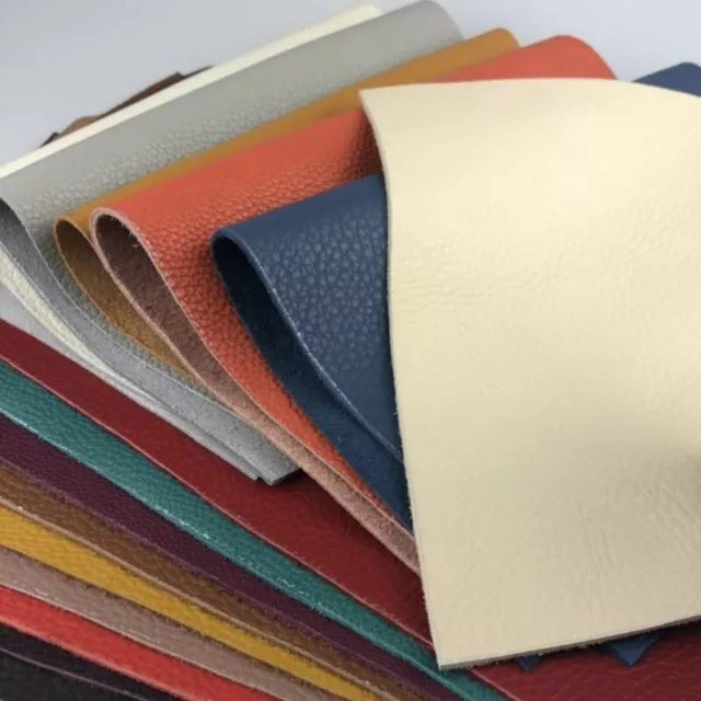 30X60CM Genuine Real Leather Fabric Hide Cut Scrap Upholstery DIY Soft Material 3