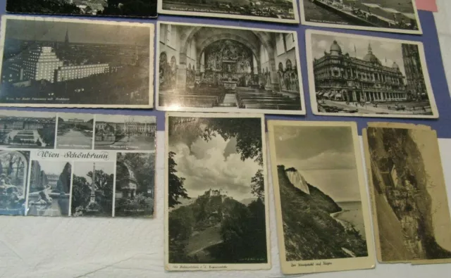 Vintage German Postcards Hamburg Bad Wiessee Berlin Wien Rugen Koln Bodensdorf 3