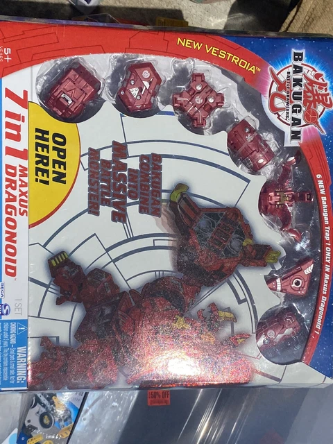 Bakugan 7 in 1 Maxus Dragonoid Unopened Box NEW SEALED