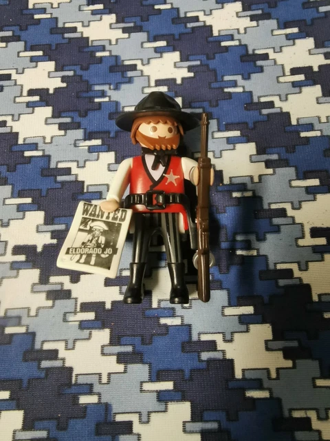 PLAYMOBIL 3813 Sherif Marshall Avec Rocking Chair, Fusil Colts - Set Complet Western - Occasion Très Bon état
