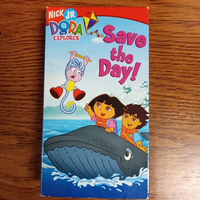DORA THE EXPLORER Save the Day (VHS 2006) Nick Jr. Nickelodeon Rare ...
