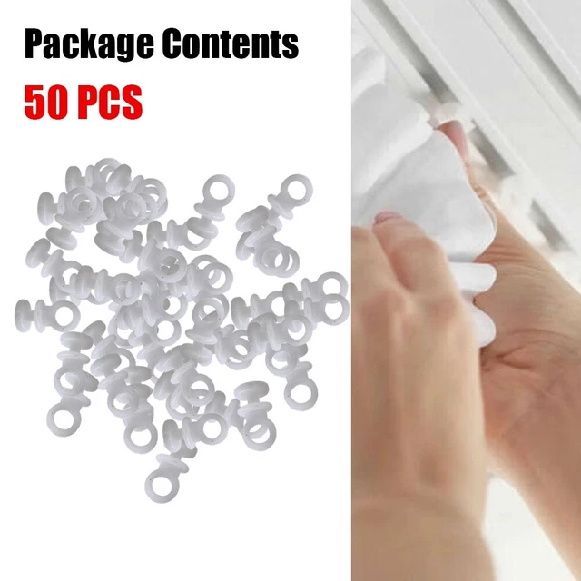 Crochets de rideau en plastique faciles à fixer pour camping-car camping-car ca
