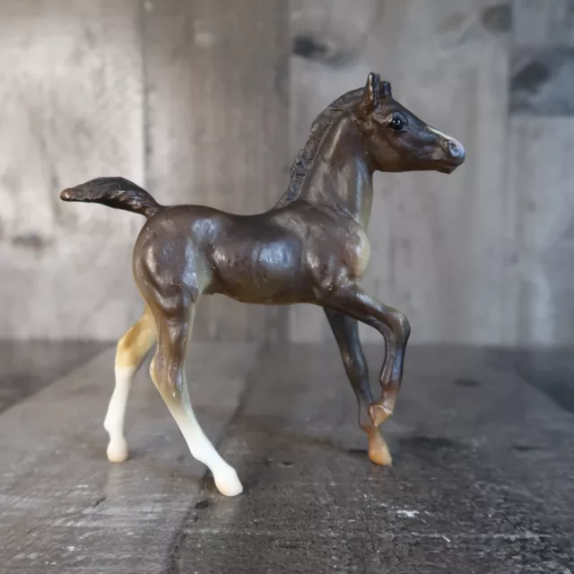 Breyer Classic Andalusian Foal #3060 Body Dark Bay Snip Vintage Horse Toy