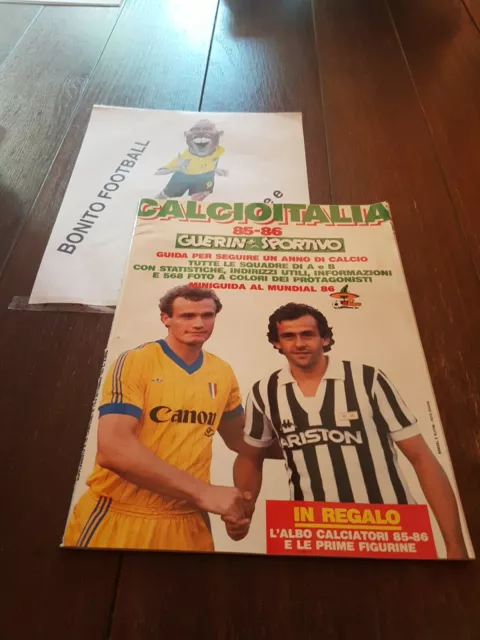 Calcio Italia almanacco guerin sportivo 1985/86 supplem. a n.7,8,9/85. Rif 1694