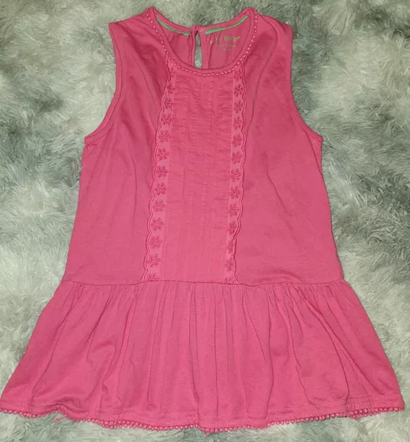 Top estivo Mini Boden rosa brillante di design rosa brillante 11-12 anni in perfette condizioni