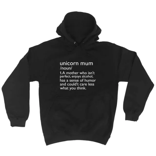 Unicorn Mum Noun Mother Mothers Day - Novelty Humour Fashion Hoodies Hoodie