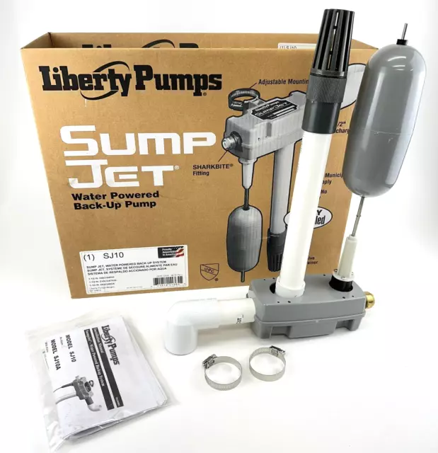 Liberty Pumps SJ10 Sump Jet Water Powered Backup Sump Pump