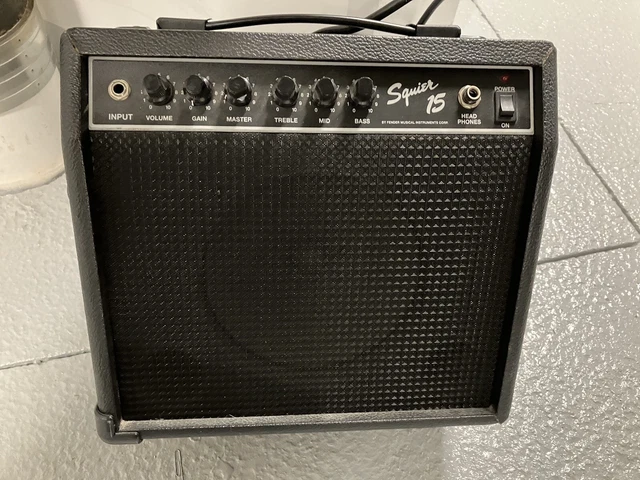 Fender Squire 15 Guitar Practice Amp, original owner
