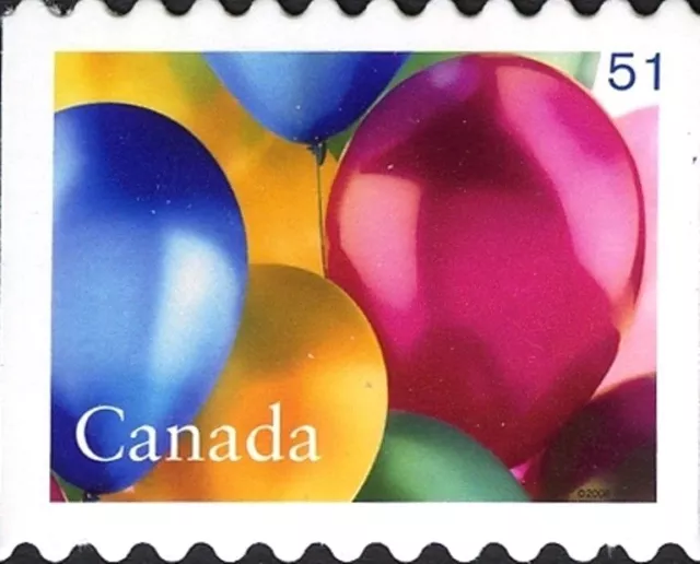 Canada      # 2146i    BIRTHDAY   Brand New Issue 2006  Die Cut Quarter Pack