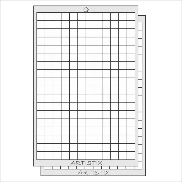 Artistix Cutting Mat Graphtec Silhouette Cameo Craft Robo 12" x 18" A3 Sheet New 3