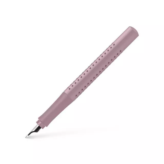 Faber-Castell Grip Harmony Fountain Pen in Rose Shadows - Medium Point - NEW