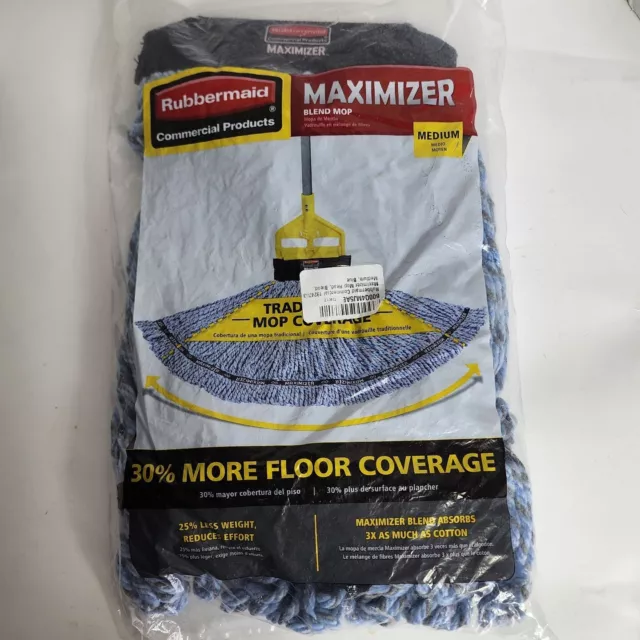 Rubbermaid Commercial Products Maximizer Blend Mop Head, Medium 1928717