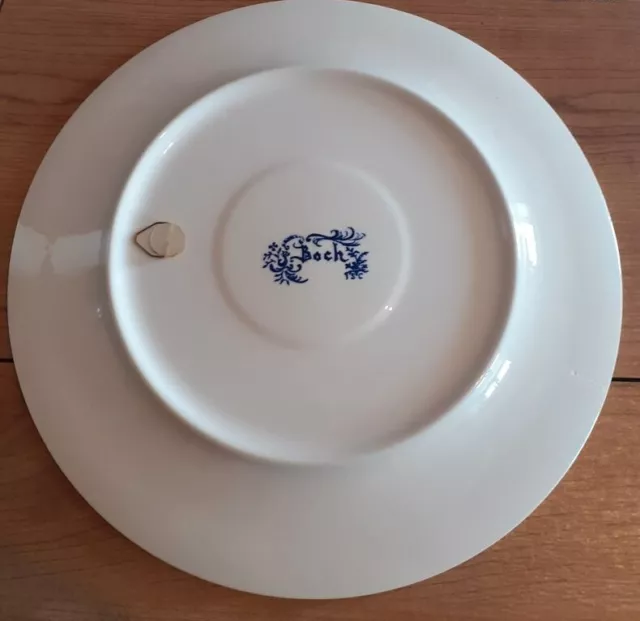 Plat assiette décoratif  Boch bleu de Delft REMBRANDT 34 cm 3