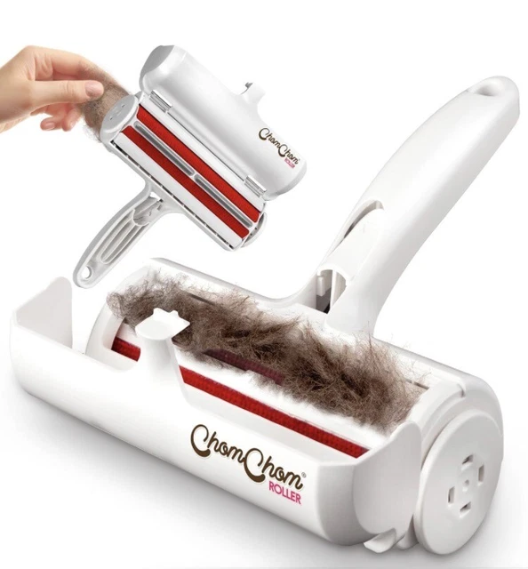 Chom Chom Roller Pet Hair Remover and Reusable Lint Roller - ChomChom Cat and...
