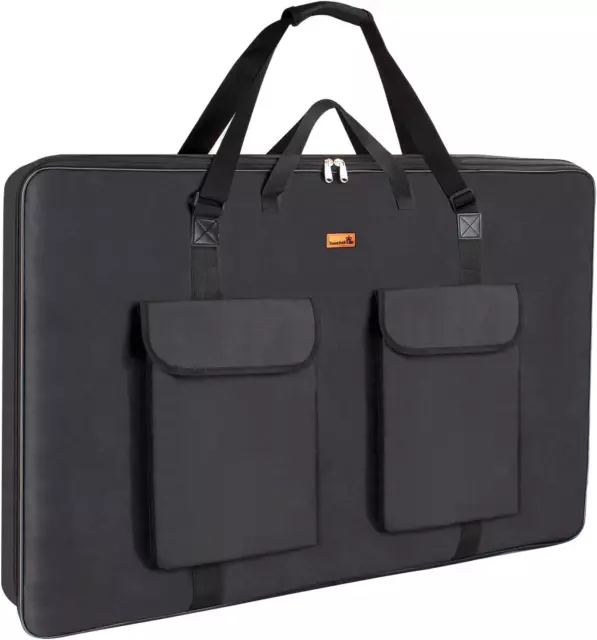 Art Portfolio Case 24 X 36, Artist Portfolio Bag 2K Waterproof Canvas Carrying C
