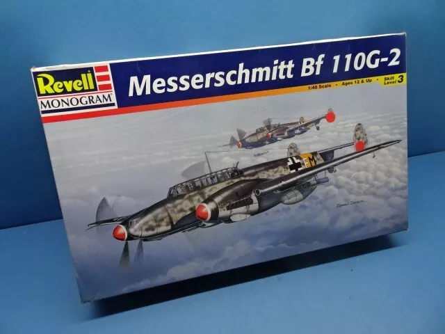 1/48 REVELL ( 1998 ): Messerschmitt Bf-110 G-2 " Pulk-Zerstörer"( 2 Decal Opt. )