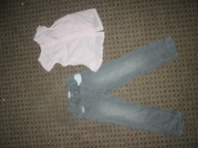 PACCHETTO DEBENHAMS-RAGAZZE età 4-5-6-7 mix articolo VESTITI, MULTI, JEANS SKINNY TOP