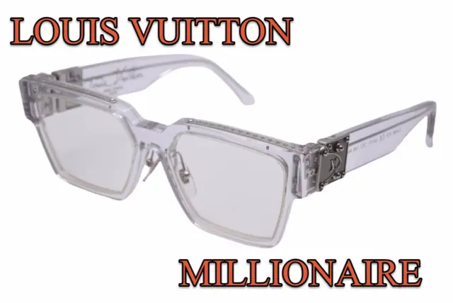 Louis Vuitton Millionaire Sunglasses White/Gold Z1166E 9F1 58 17 145 with  Box,  in 2023