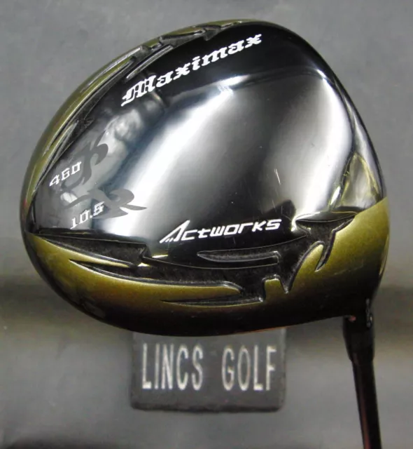 Maximax Actworks 460 10.5º Driver Regular Graphite Shaft Works Grip Maximax Actworks 460 10.5º Driver Regular Graphite Shaft Works Grip