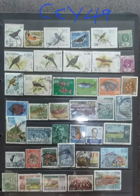 Sri Lanka / Ceylon Selection Used (CEY49)