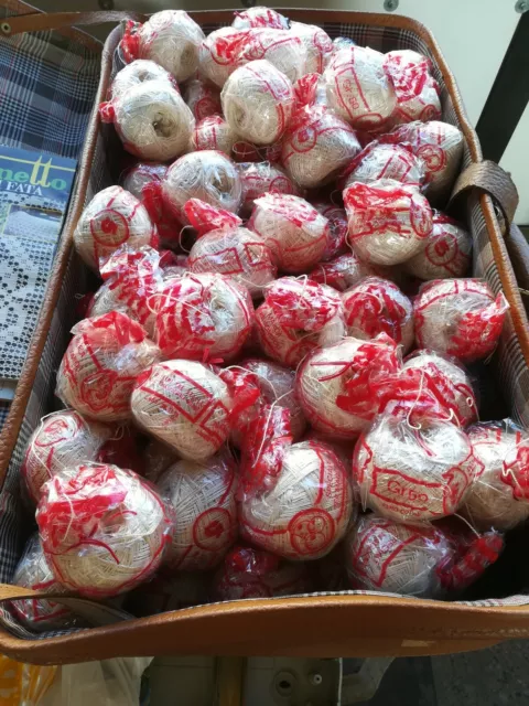 Filo uncinetto Cucirini Tre Stelle tipo "3 gomitoli" N°100 gom. da 50 gr. N 5