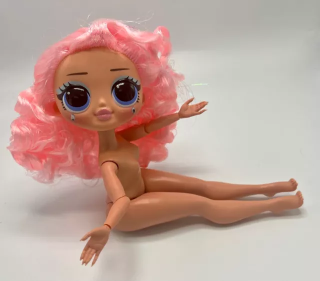 Nude LOL Surprise Collector Ed 2019 OMG Crystal Star Doll Pink Hair Winter Disco