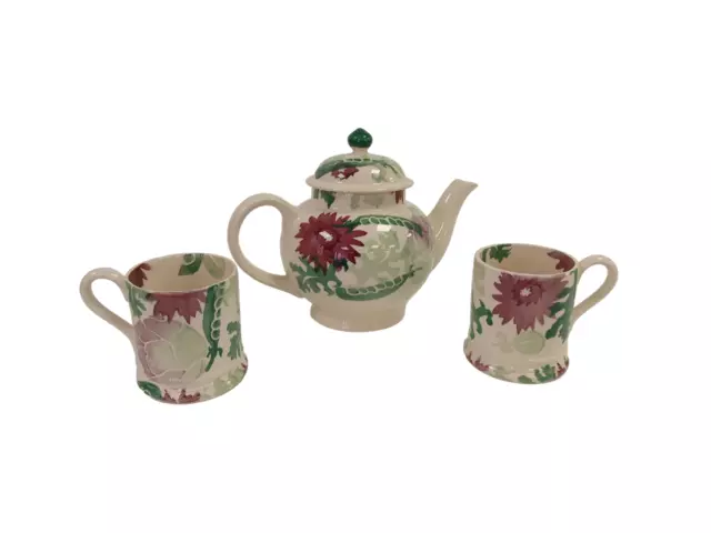 Emma Bridgewater For Sarah Ravens Kitchen & Garden  Teapot and Mugs Set