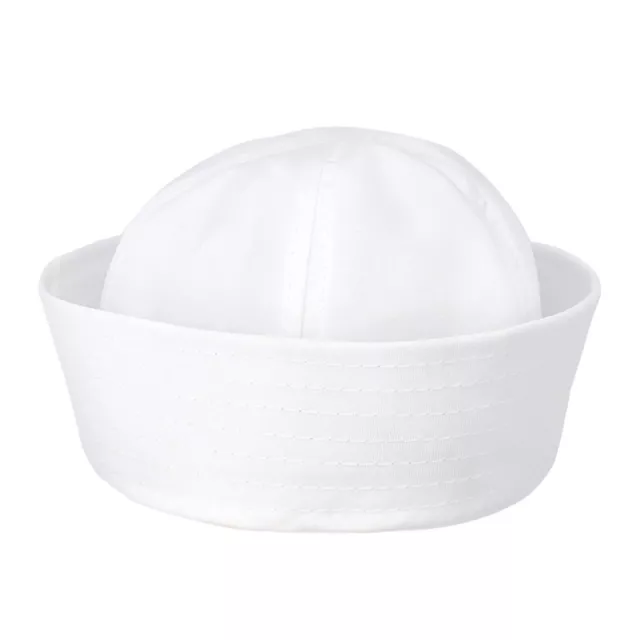 CUTE WHITE DOUGHBOY Navy SAILOR Fishing Marine Popeye Costume Hat Cap ...