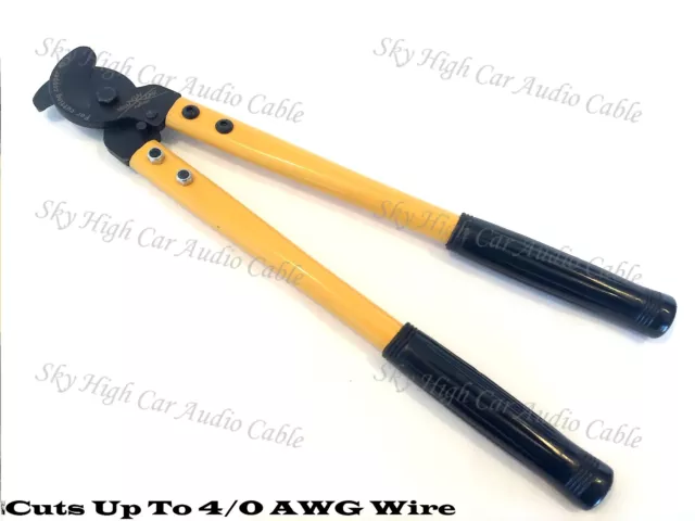 Sky High Car Audio 2/0 Cable Cutter For Aluminum Copper Wire 14" Up To 4/0 AWG