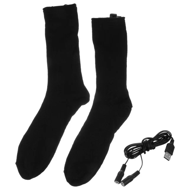 Heated Socks Electric Cotton Man Winter Heating Men Stockings 2