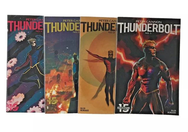 Peter Cannon Thunderbolt 4 x LOT # 1 2 3 4 Dynamite Comics 2019 Kieron Gillian