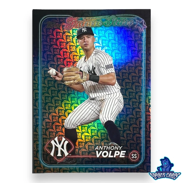 ANTHONY VOLPE 2024 Topps S1 Holiday Foil Parallel Card Yankees Future