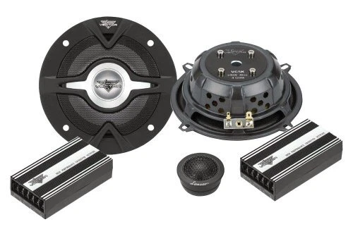Lanzar Vector 5.25" 2 Way Component Car Speaker System - 240 Watt Coaxial Aud...