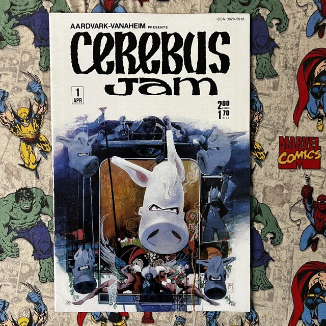 CEREBUS JAM #1 1985 Aardvark-Vanaheim Dave Sim Terry Austin