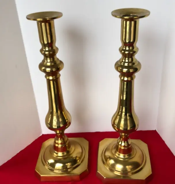 Virginia Metalcrafters and Harvin Candlesticks with Other Brass