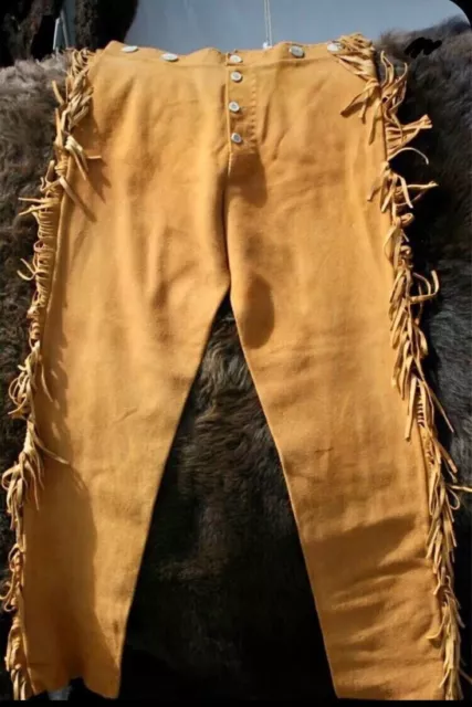 Men Cowboy Pant Men Western Pant Men Native Indian Pant Men Leather Pant