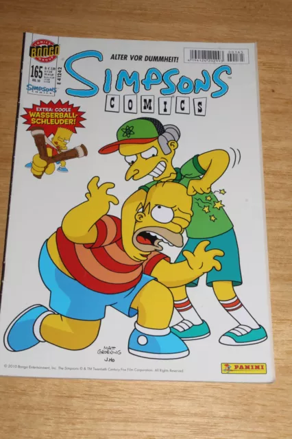 Simpsons Comics Nr 165 / 2010 Bongo Comics Z1 ohne Extras