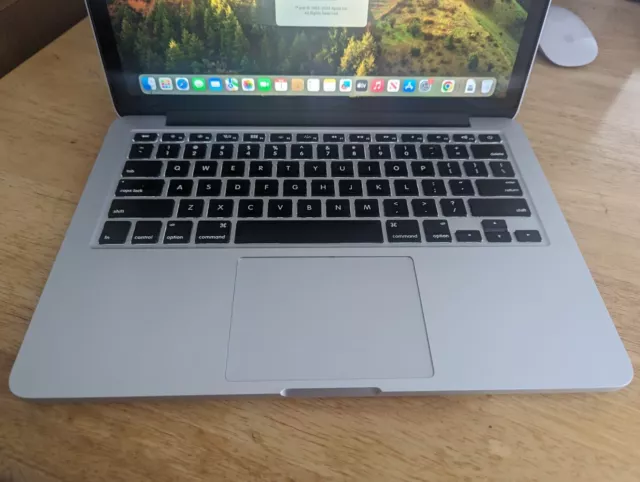 Apple MacBook Pro Retina 13 late 2013  i5 2.4 GHz 8gb ram 256gb SSD on Sonoma