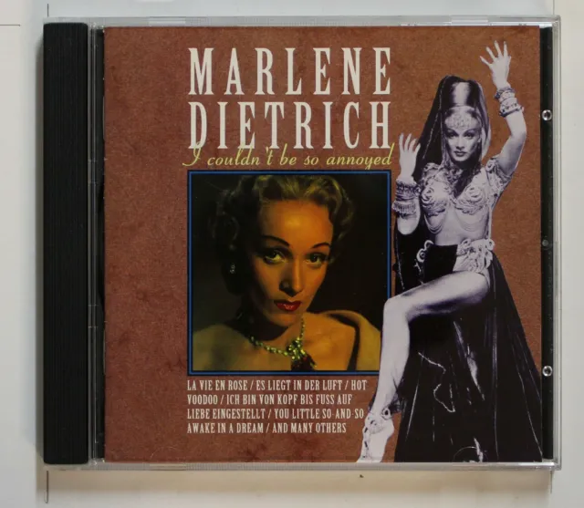 Marlene Dietrich I Couldn't Be So Annoyed Belgium CD 1992