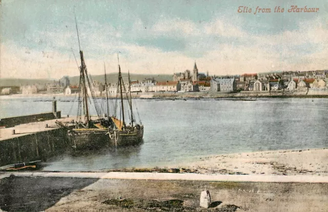 Elie From The Harbour Fife - Postcard