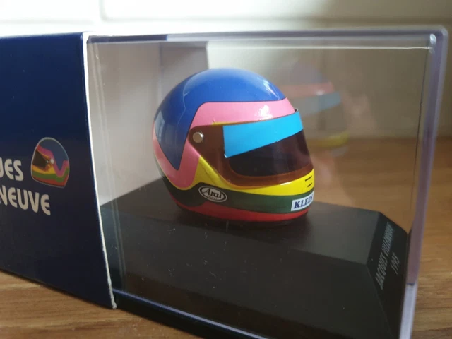 Casque Miniature 1/8 Minichamps – Jacques Villeneuve 1996 – Occasion