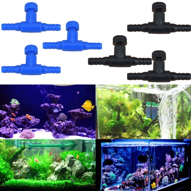 Aquarium Airline Regulator Pump Air Line Tube Flow Control Valve For Fish Tank