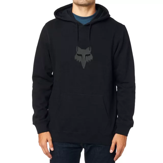 Fox Racing Homme Fox Tête Noir/Noir Manches Longues Pull Capuche Vêtements Ap