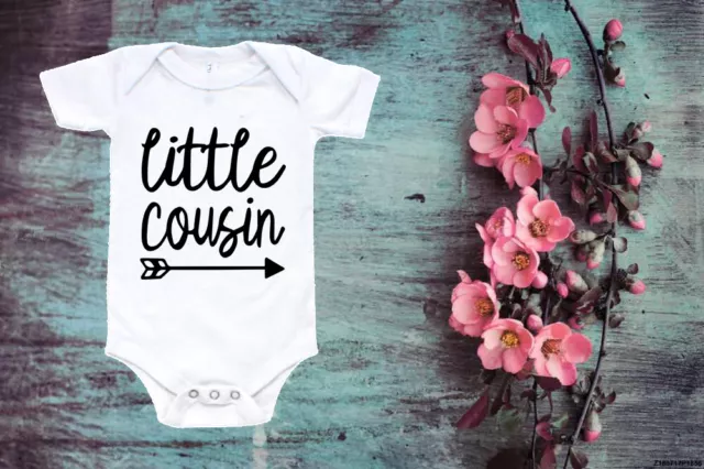 Little Cousin Cute Baby Vest  Cool Romper Cool Baby Vest Baby Shower gift 67