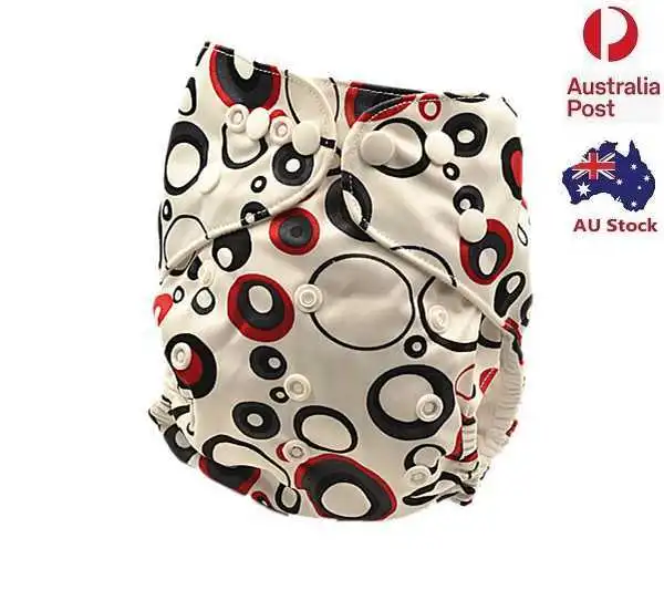 Modern Cloth Nappy MCN Reusable Adjustable Unisex Baby One Size Nappies (D220)