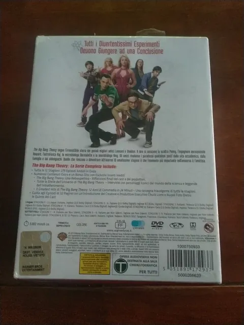 The Big Bang Theory, La Serie Completa (Stagione 1 - 12) (DVD) vari 2