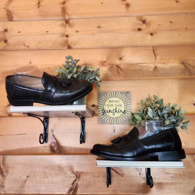 Johnston & Murphy Signature Series Black Leather Shoe Kiltie Tassel Loafer Sz 8M Johnston & Murphy | Shoes | Johnston Murphy Signature Series  main image 3