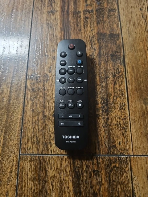 TOSHIBA TRM CWU700 TY ASW91 Remote Black Original TESTED Micro