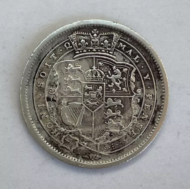 Collectable 1816 King George III Silver Sixpence Coin